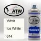 Preview: Volvo, Ice White, 614: 400ml Sprühdose, von ATW Autoteile West.